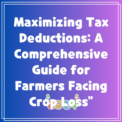 Maximizing Tax Deductions: A Comprehensive Guide for Farmers Facing Crop Loss”