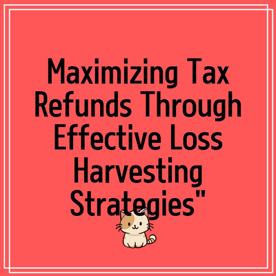 Maximizing Tax Refunds Through Effective Loss Harvesting Strategies”