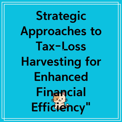 Strategic Approaches to Tax-Loss Harvesting for Enhanced Financial Efficiency”